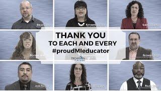 #proudMIeducator: Thank You from the Michigan Department of Education