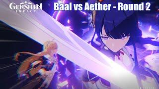 Genshin Impact - Raiden Final Boss Fight (Raiden Shogun vs Aether Ending)