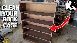 How To Clean a Wooden Book Shelf