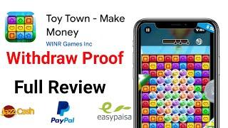 Toy Town - Make Money is real or fake | game khel kar paise kamaye | Toy Town-Make Money Withdrawal