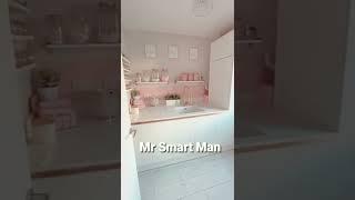 # Ingenious #Sweet Kitchen In Pink Colour #furniture   #Mr Smart Man