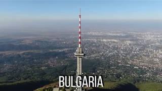 Epic drone footage of the 186 m. high TV tower above Sofia