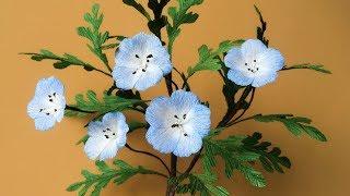 ABC TV | How To Make Baby Blue Eyes Paper Flower From Crepe Paper - Craft Tutorial