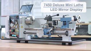 HiTorque 7x16 Mini Lathe with LED Display, Model 7450 by LittleMachineShop.com