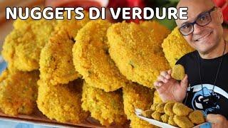 NUGGETS di VERDURE croccanti  RICETTA DEI NUGGETS VEGETALI