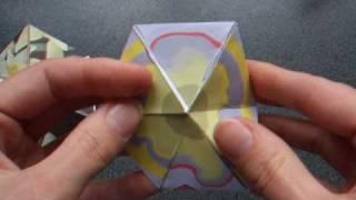 origami - action origami - how to make a flexagon - tutorial - dutchpapergirl