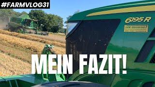 Stoppelsturz!  & Fazit zur Gerstenernte. FARMVLOG 31