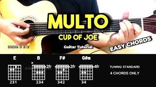 Multo - Cup Of Joe | Easy Guitar Chords Tutorial For Beginners (CHORDS & LYRICS) #guitarlesson