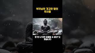 부처님이 경고한 말의 무서움 |부처님 말씀 듣기 #부처님가르침 #자기수행