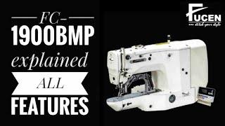 Fully explained all features of FC-1900BMP industrial sewing machine | Fucen