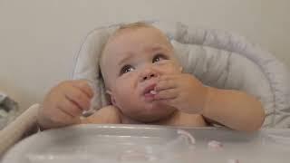 Sweet Reactions! Baby Tastes Onion for the First Time