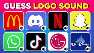 Guess The Logo Sound  McDonald's, Tiktok, Netflix, Pepsi | Logo Quiz 2025