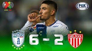 Pachuca - Necaxa [6-2] | GOLES | Jornada 15 | Liga MX