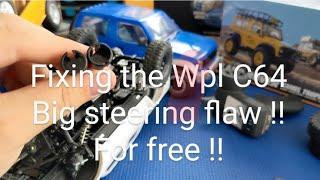 how to fix Wpl,s big steering flaw , For Free !! 