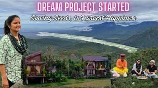 Started our dream project - Bhoomi Pujan - Beautiful scenic views in Monsoon