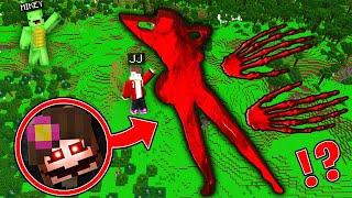 Mikey & JJ Found GIANT Dent & Footprints of Jenny Dweller in the ground - Minecraft animnation