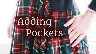 How to Add Pockets to Pocketless Skirts & Dresses