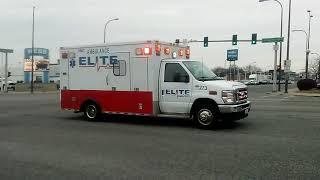 Elite Ambulance Service #273 is responding code 3.