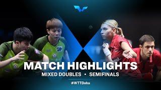 Lin Yun-Ju/C. I-Ching vs Bernadette Szocs/O. Ionescu | WTT Contender Doha 2021 | XD | SF Highlights