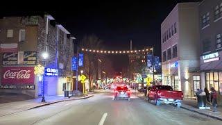 Morgantown West Virginia 4k Night Drive