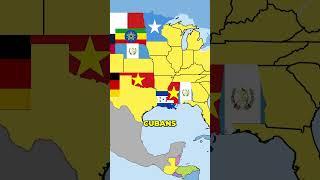 The USA by its Non-American Population! #usa #geography #unitedstates