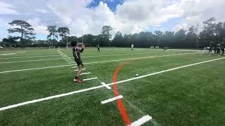 Duval Charter Qb & Wr Running Routes