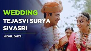 Tejasvi Surya Wedding Highlights | Tejasvi Surya Marries Carnatic Singer Sivasri Skandaprasad