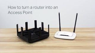 How to turn a router into an Access Point