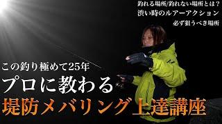 難しい時でも釣れるのはなぜ？堤防メバリングのコツをプロに聞いてみた！【金丸竜児のメバリング上達講座】