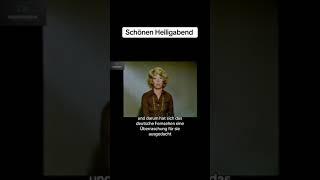 Evelyn Hamann: Schönen Heiligabend!