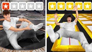 I Tested 1 Star Vs 5 Star Trampoline Parks.