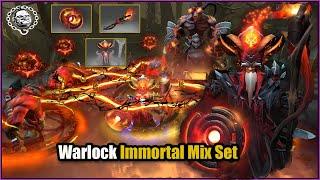 Warlock Immortal Best Mix Set Warden of the Hellborn + Umbral Glyph + Hellborn Grasp +  Hellsworn