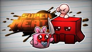 All Game Scenes and Complete Destruction of Bosses  -「Super Meat Boy Forever」