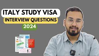 HOW TO ANSWER ITALY STUDY VISA INTERVIEW QUESTIONS |  95% VISA