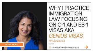 Why I Practice Immigration Law Focusing on O1 & EB1 (Genius Visas) #immigrationlawyer #visatips