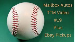 TMailbox Autos!! TTM Video #19 Plus Ebay Pickups!