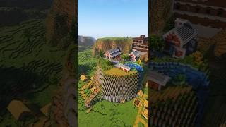 Minecraft: Farm on a Hill! | Timelapse | #minecraft #shorts