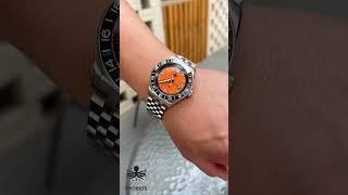 PHOIBOS WAVE MASTER GMT 200M Automatic Diver Watch PY049G Orange #watch #diverwatch