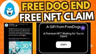 FreeDog Airdrop Mining End Freedog Airdrop Listing date Freedog Airdrop new update freedog withdraw