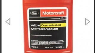 Ford Coolant Yellow VC13G - With Orange Dexcool - Let's Chat - SSM in pinned post