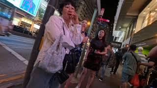 (重新上載)廟街，福樂大厦，上海街，油蔴地 Girls at Temple Street, Foremost Building and Shanghai Street. Hong Kong