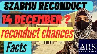 SZABMU Mdcat  reconduct updates|SZAMBU reconduct chances