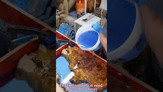 Epoxy Resin River table #epoxycrafts #resinphotoframe #diy #epoxywood #epoxyresin