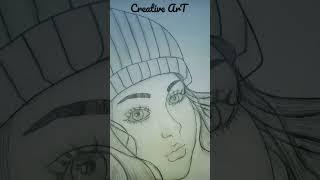 A Cute Girl | Manahil Art