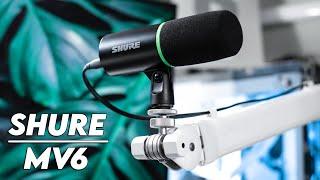 Shure MV6 USB Microphone | Perfect for Streamers!