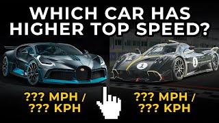 Which Car Is Faster? | Automotive Quiz 