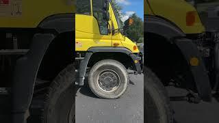 Not your typical walk in! Check out this 2005 Unimog that stopped by our PA shop!