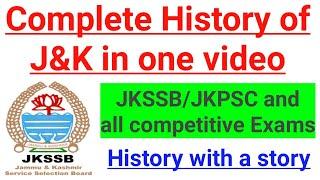 Complete History of Jammu and Kashmir // Sequence of Dynasties & important facts || For Competitive