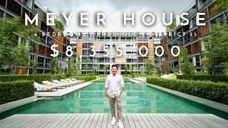 Inside Meyer House, A Classy Hotel Vibe 4 Bedrooms Luxury Apartment in District 15 Singapore