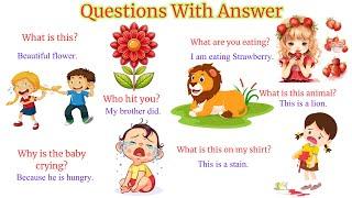 Daily Use Simple Questions With Answer| Fun Learning Question Answers |English Speaking Practice